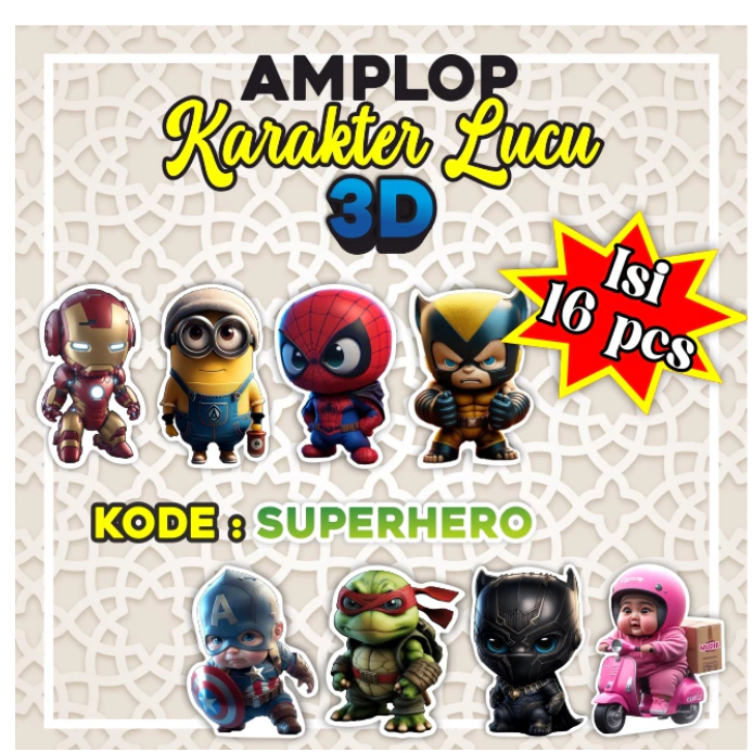 

Amplop 3D // Amplop Lucu 2024// Amplop unik // Amplop Viral 2025