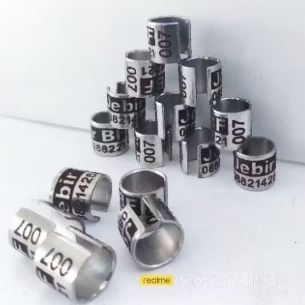 RING MERPATI DEWASA MODEL BAJA BELAH/RING MERPATI/RING BAJA TINGGI 1CM /RING BAJA PUTER PELUNG/RING 