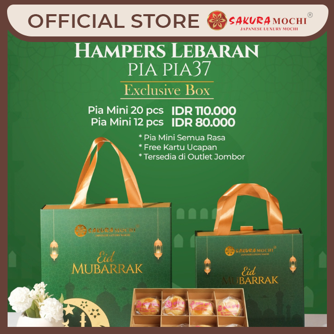

SAKURA MOCHI HAMPERS LEBARAN | EXCLUSIVE BOX PIA PIA