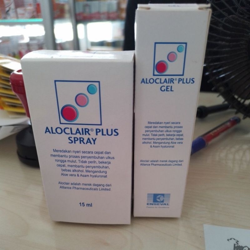 ALOCLAIR PLUS SPRAY DAN ALOCLAIR PLUS GEL