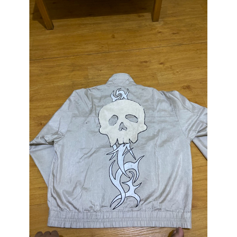 Jacket vintage boxy rework skull