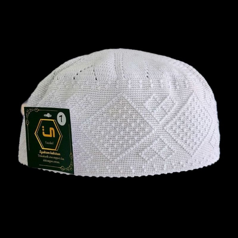 peci rajut Hudaidah original import yaman excellent quality full motif version