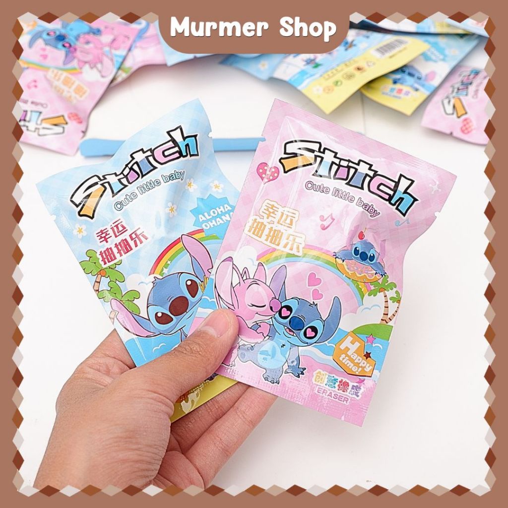 

Penghapus Mistery Bag ER-1604 Stitch V2 Pastel Eraser Box Blind Koleksi Hapusan Pensil