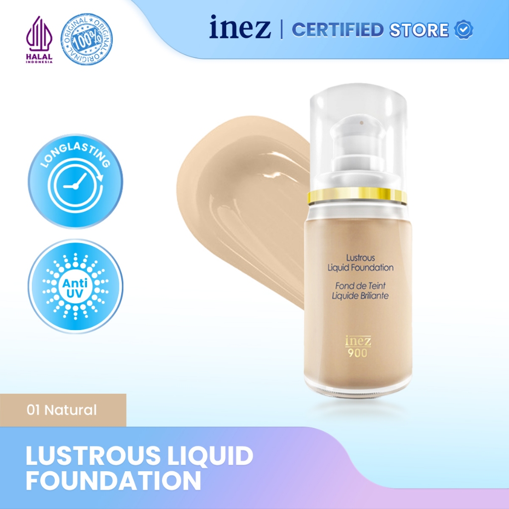 Inez Surabaya - Lustrous Liquid Foundation l Foundation Inez