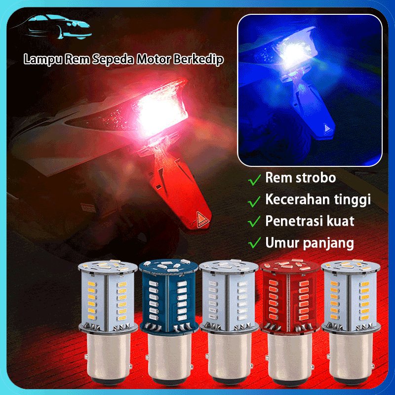 Lampu Stop Motor Lampu Belakang 30Mata Led Lampu Stop 30 Mata Universal Running Stop Rem