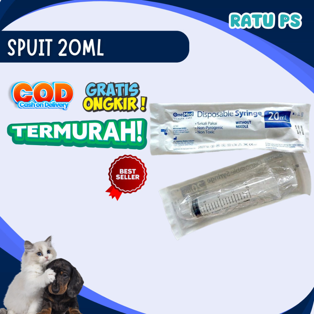 Suntikan Ternak 20 ml - Spuit 20 cc - Spuit Cekok 20 cc