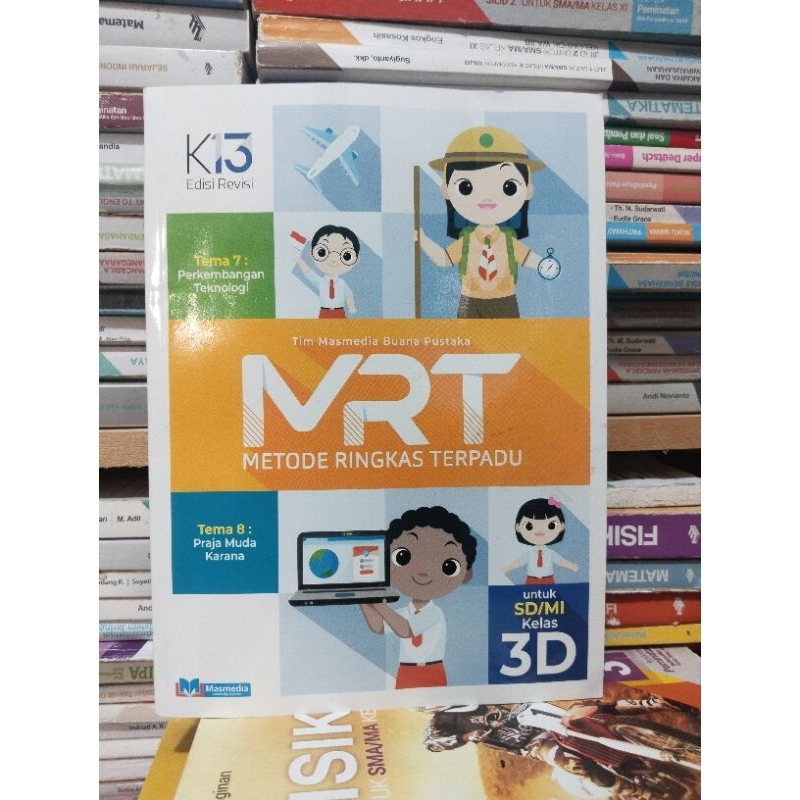 buku mrt/metode ringkas terpadu 3D kelas 3/III sd minta masmedia revisi
