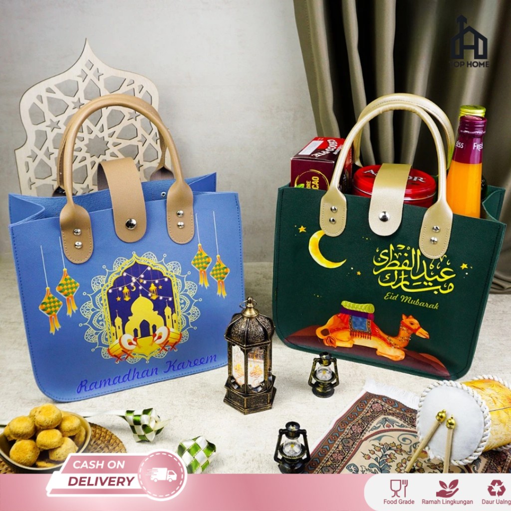 

Tas Hampers Idul Fitri Tas Gift Lebaran 2025 Goodie bag Souvenir Hadiah Hari Raya Bahan Leather