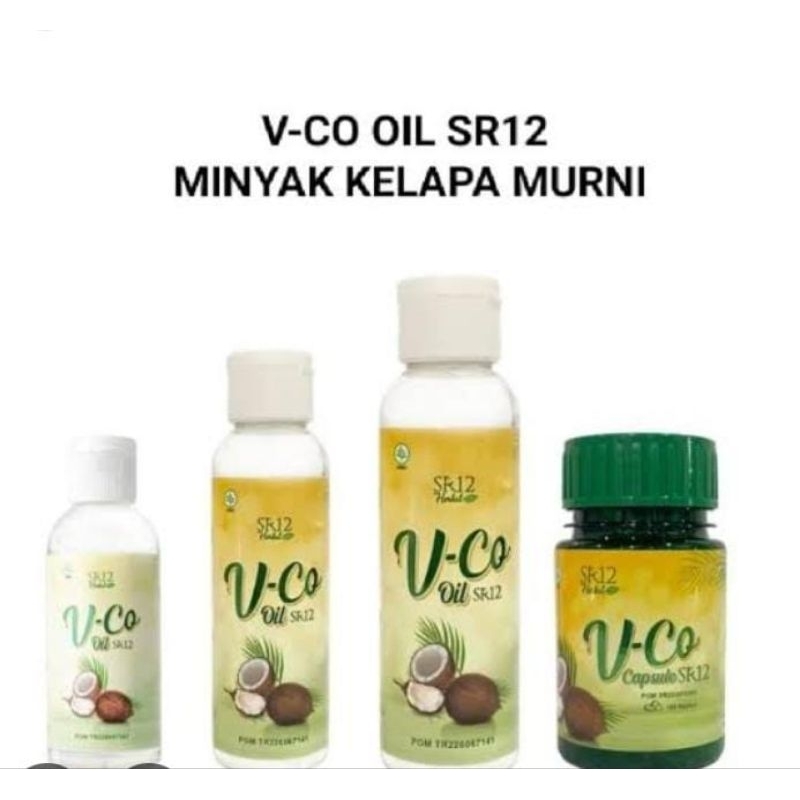 Vco oil ( minyak kelapa) SR12 Herbal  ori 100%