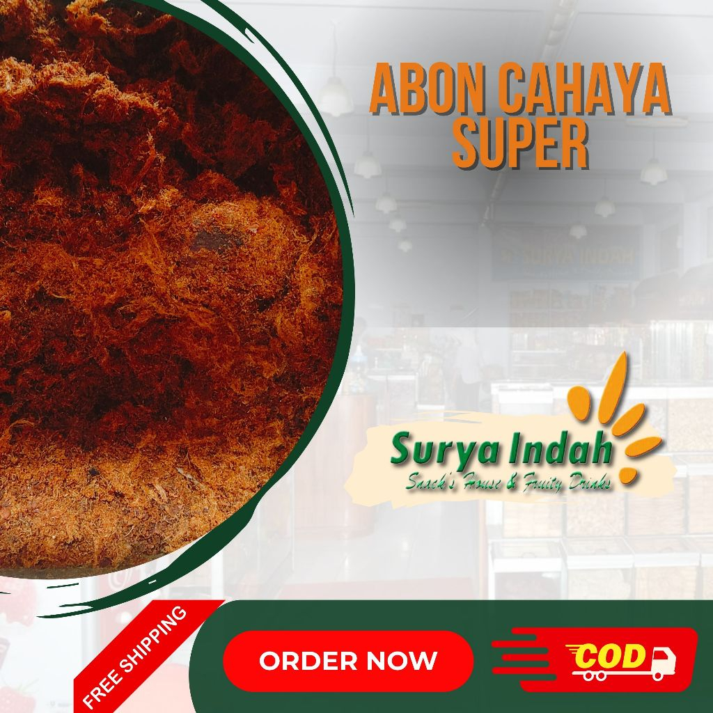 

Abon Cahaya SUPER 100gr Surya Indah Jombang