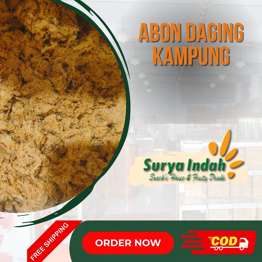 

Abon Daging Kampung 100gr Surya Indah Jombang