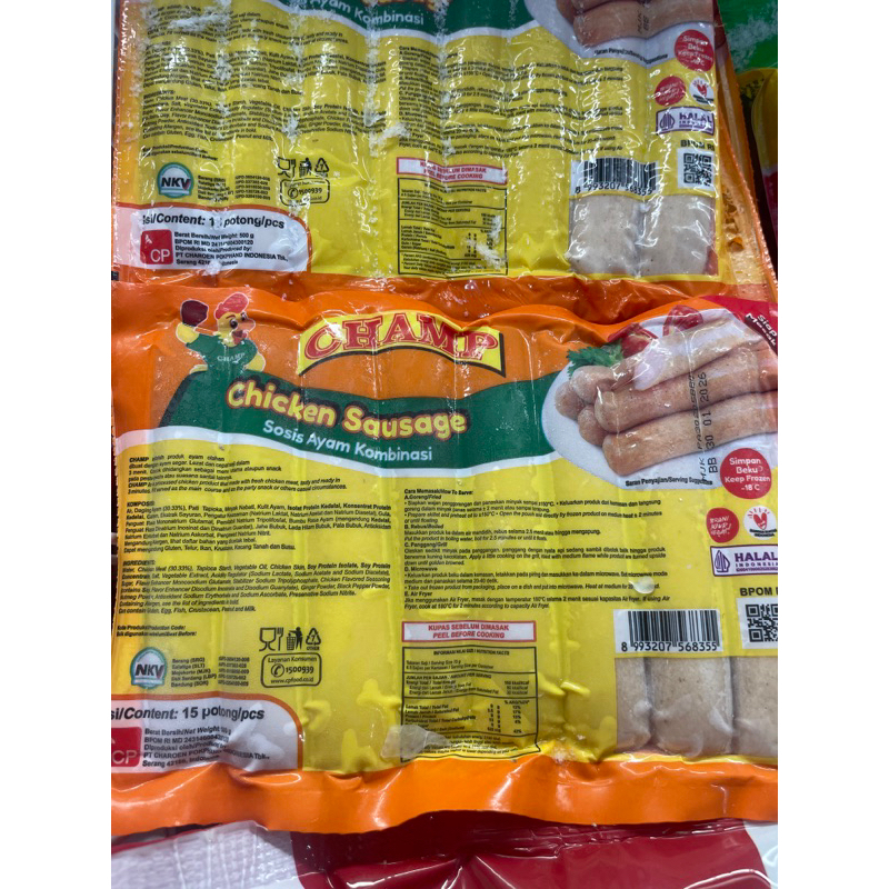

Champ Sosis Ayam Chicken Sausage isi 15