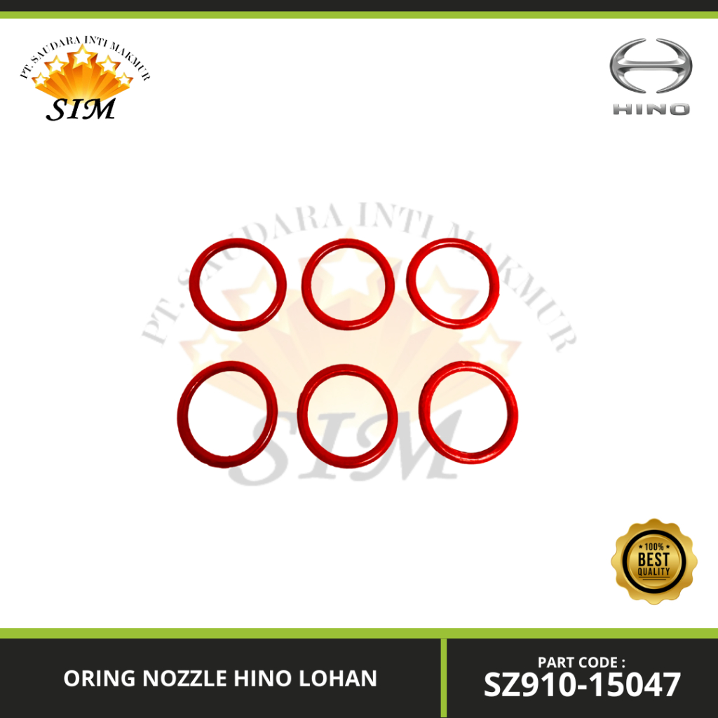 Oring Nozzle Hino Lohan - SZ910-15047