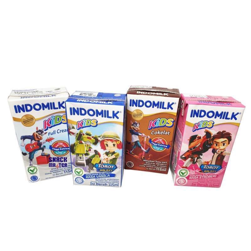 

*FRAULEINCO* Susu INDOMILK KIDS UHT COKLAT STRAWBERRY - 115 ml