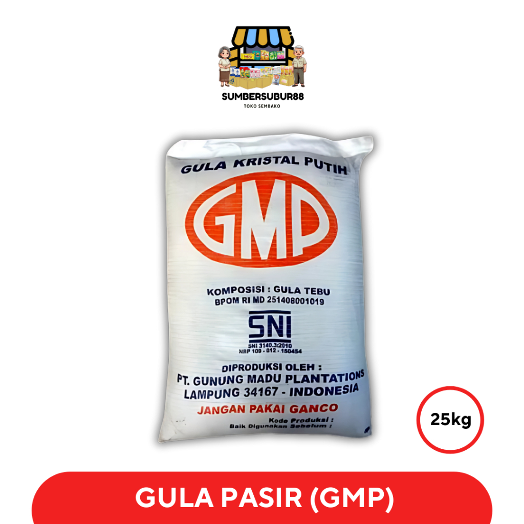 

Gula Pasir GMP 25 KG - Asli