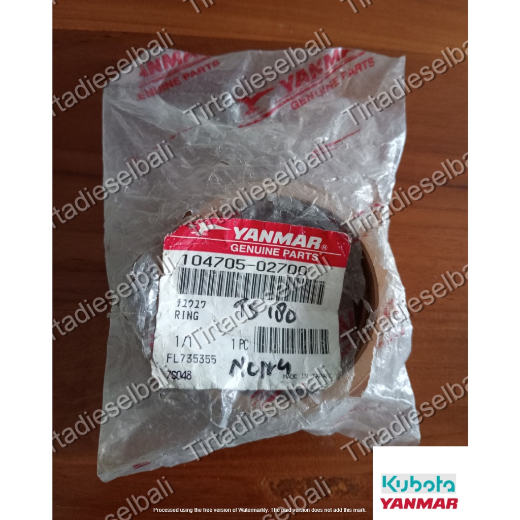 YANMAR RING OIL FEED RING TS 155/180/190 104705-02700 ORIGINAL
