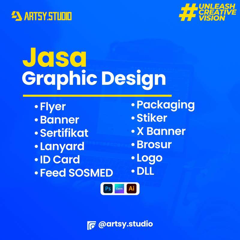 JASA DESAIN GRAFIS,BANNER,BROSUS,PAMFLET,FEED INSTAGRAM,DLL