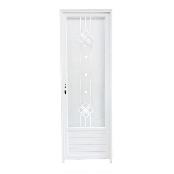 TERMURAH Eden Pintu Alumunium 3/4 Lily 6020 PUTIH alumunium PINTU KAMAR MANDI