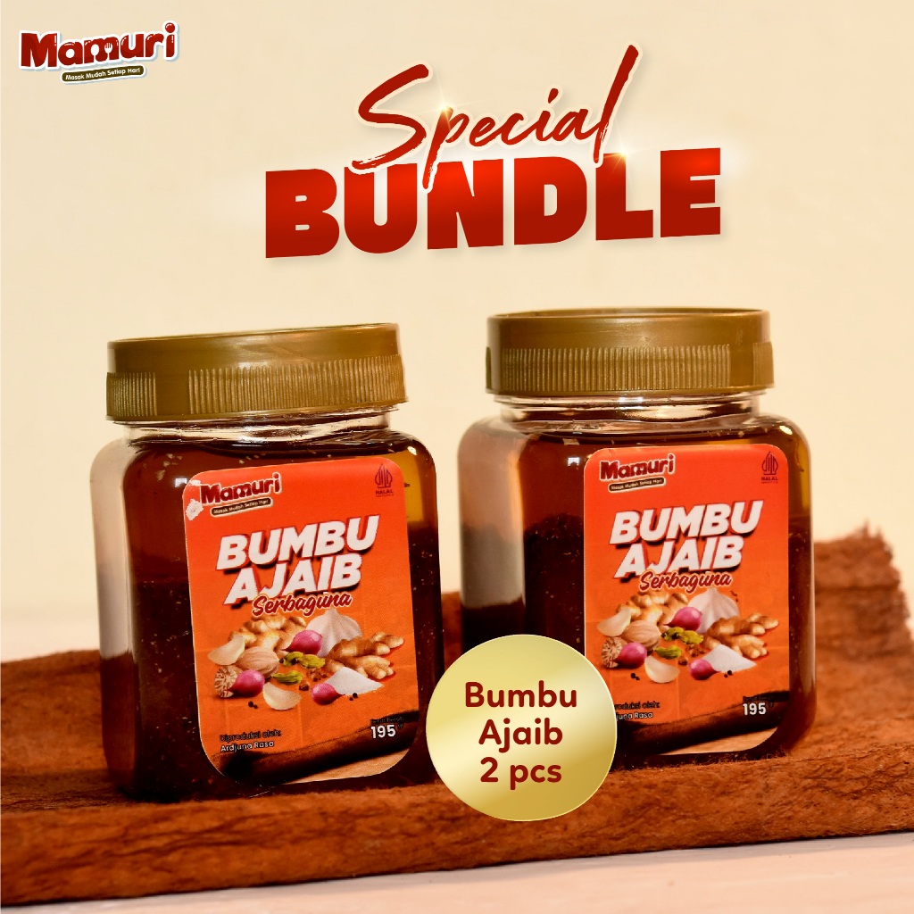 

Mamuri - [Bundling] Bumbu Ajaib Serbaguna 1001 Masakan Ide Jualan Aneka Makanan Bumbu Masak Halal