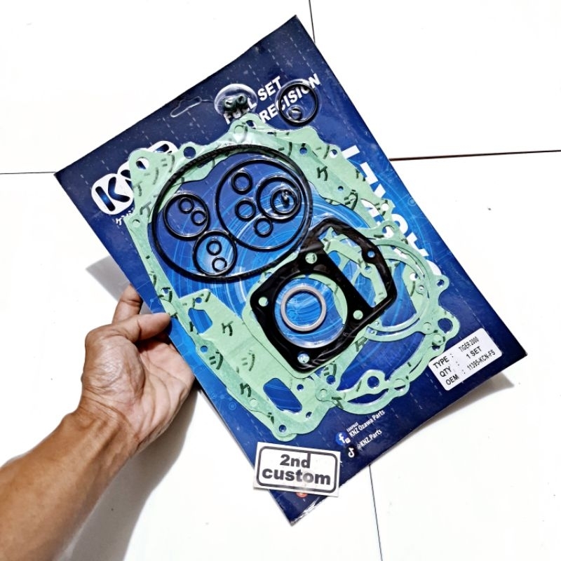 Paking full set Honda Tiger Tirev lama old 2000 tilam revo fullset kit komplit blok head block cop k