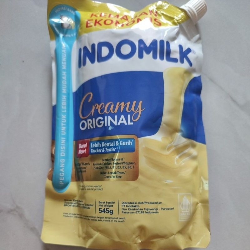 

indomilk pouch putih 545gr