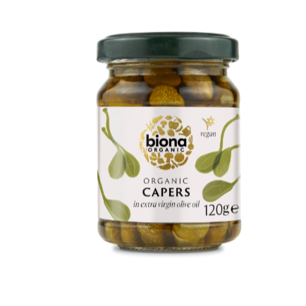 

Biona Organic Biji Buah Caper dan Minyak Zaitun Capers In Extra Virgin Olive Oil 120 Gr