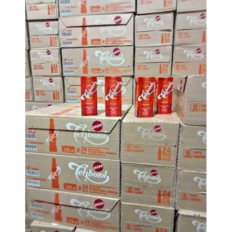 

[GROSIRTERMURAH] Teh botol sosro kotak 200ml