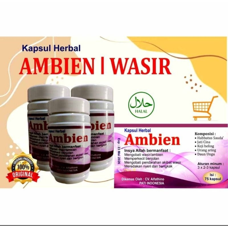 Kapsul Herbal Ambien/Wasir