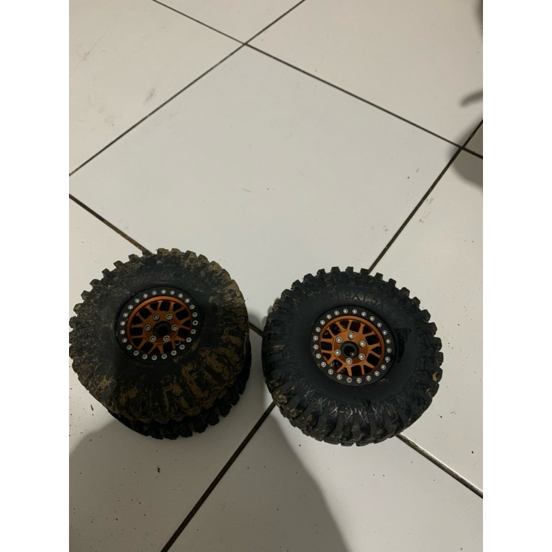 4pcs velk 1.9 beadlock metal maaih baru