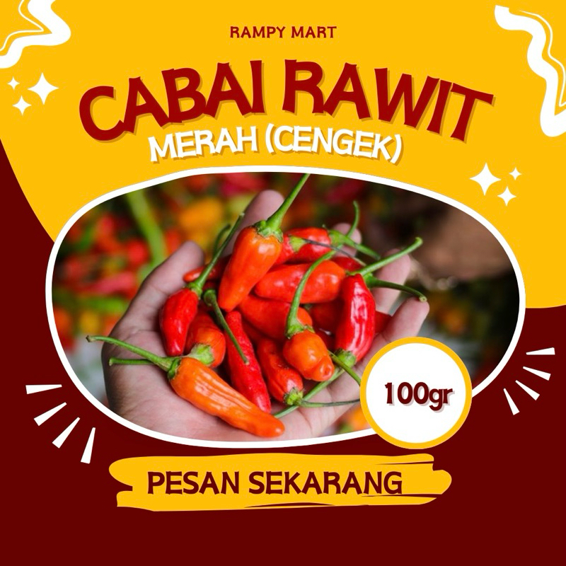 

Cabai Rawit Merah Domba 100gr