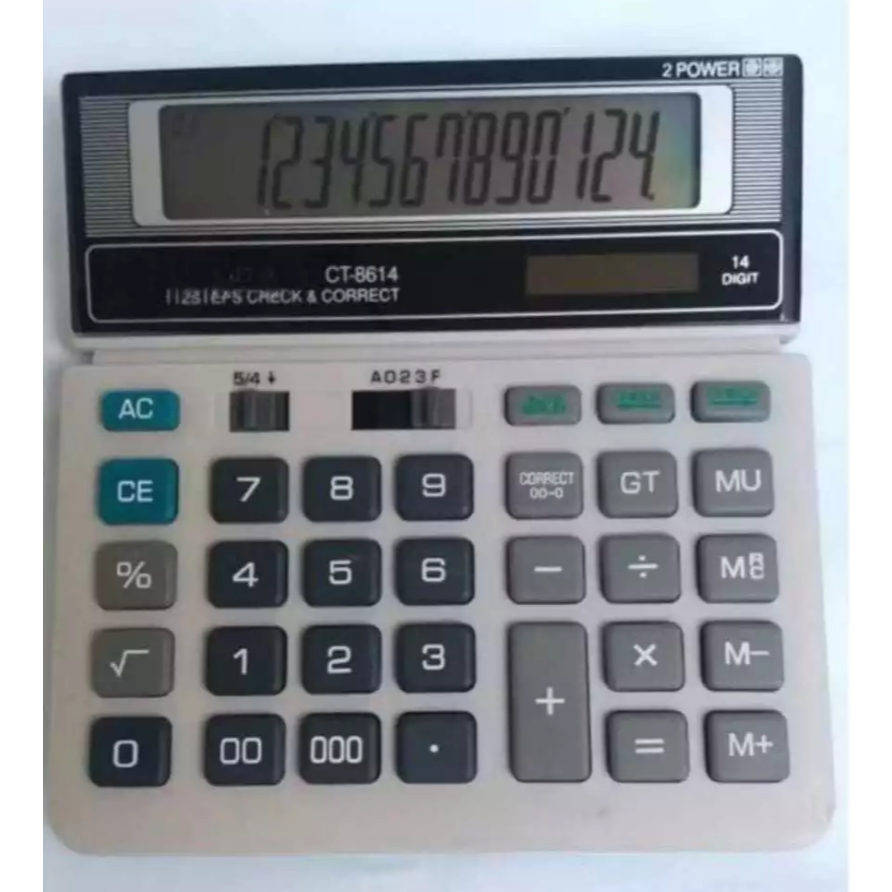 

Kalkulator Dagang sdc 8614 ct 8614 14 digit Calculator Warna Cantik