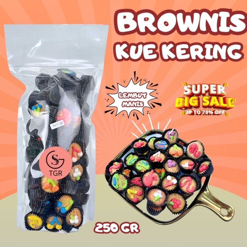 

CEMILAN KUE BROWNIES MINI KERING KARAKTER 250GR