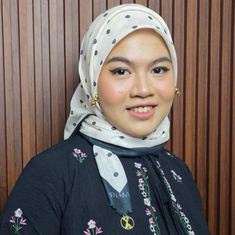 SHNDRKA - Monogram Series Square - Hijab segiempat luxury voile motif