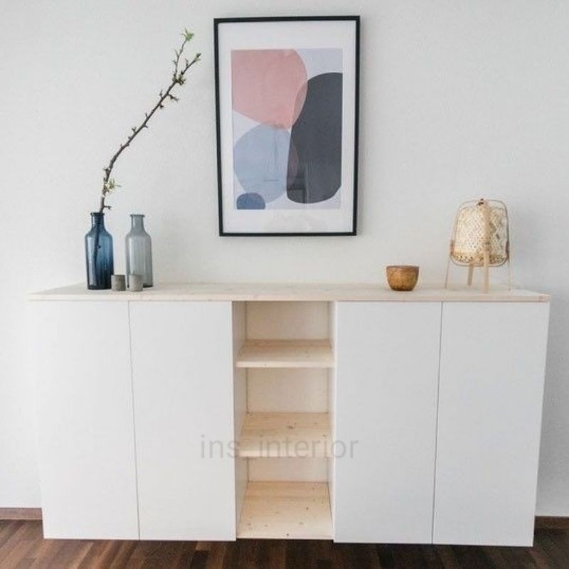 BUFET MEJA GANTUNG MINIMALIS TERBARU KEKINIAN 01