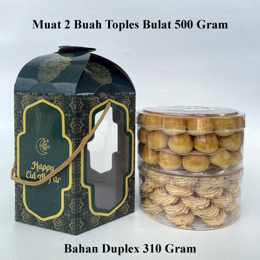 

box toples lebaran Kotak Kue Kardus Kue Kering Cookies Idul Fitri