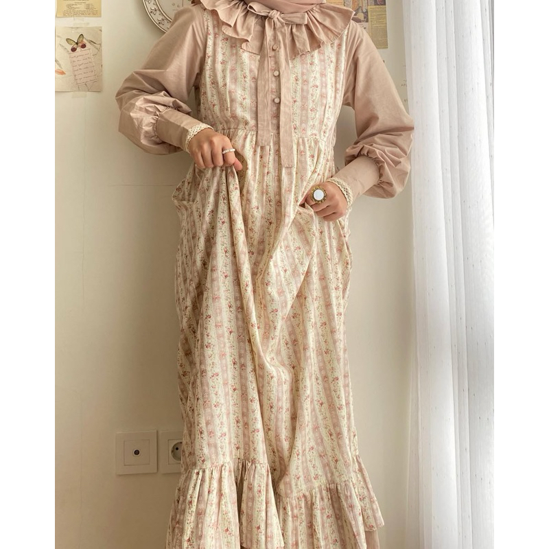 VIVIANA DRESS [preloved] | Himeka Vintage | Cottagecore Coquette Dress