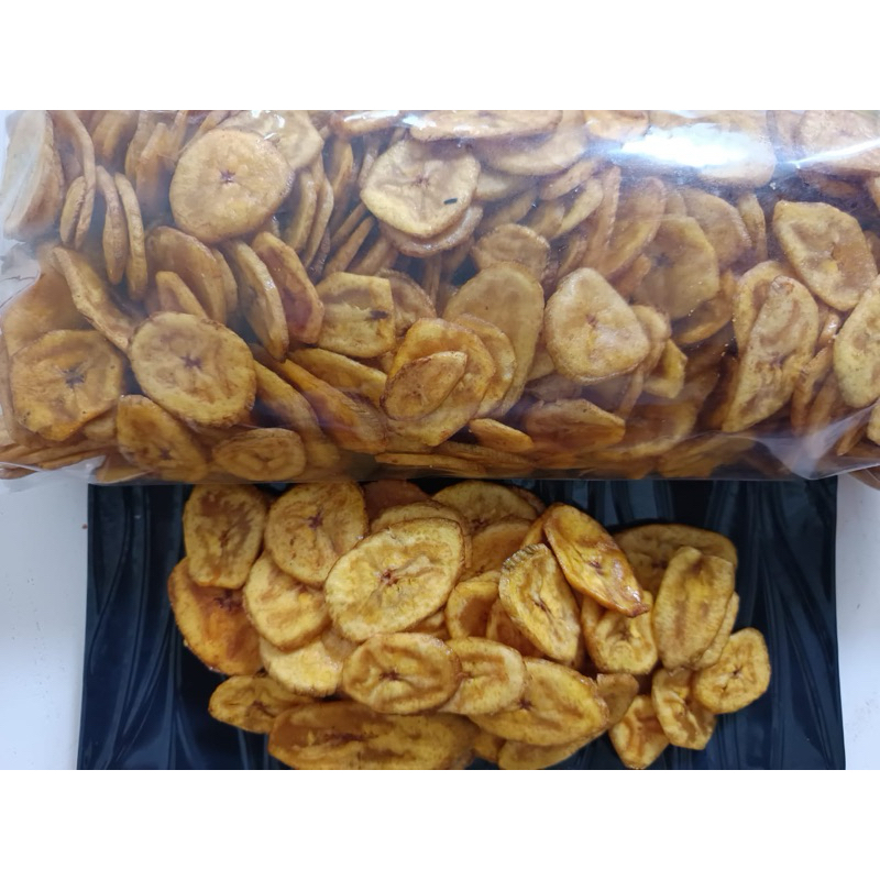 

Kripik pisang koin murah kemasan los 5kg gratis ongkir