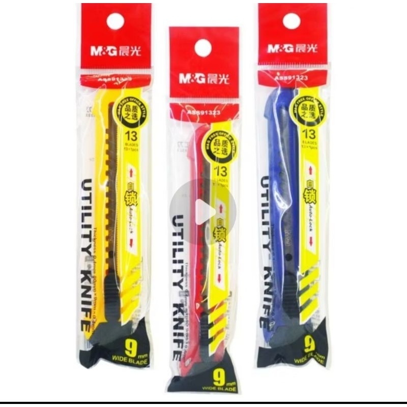 

cutter kecil m&g ukuran 9mm