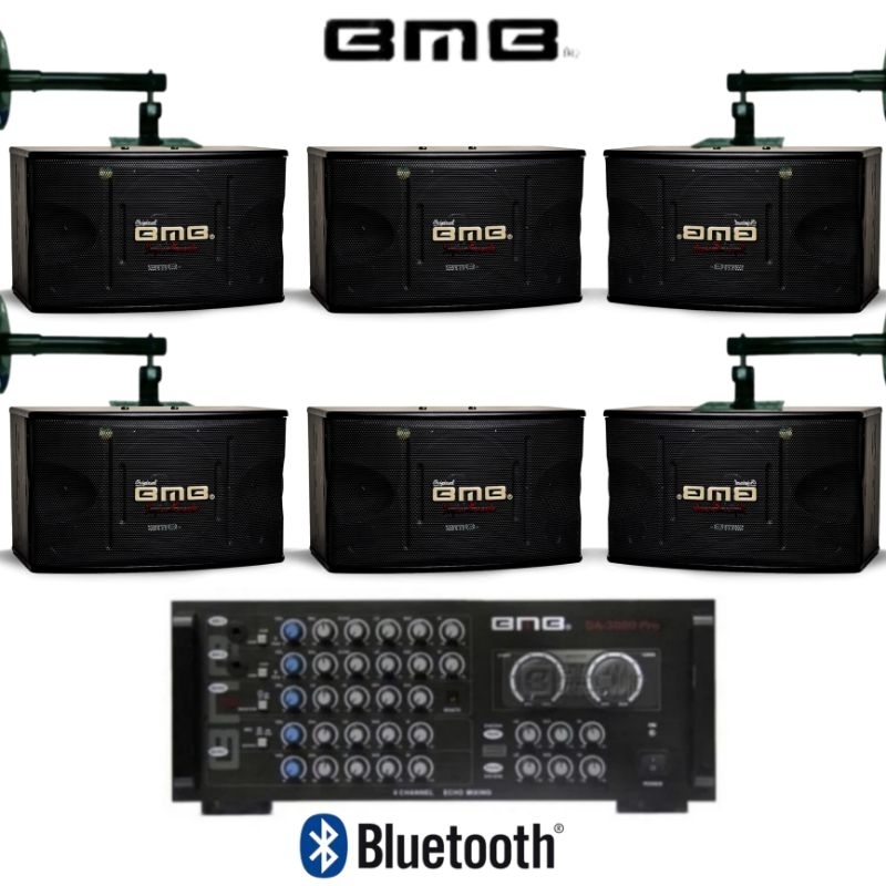 Paket karaoke bmb 10 inch 6 speaker fullsett bmb da3000 pro bluetooth