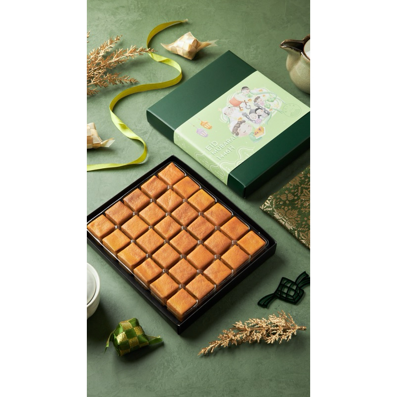 

SINGLE LAPIS LEGIT (ORIGINAL) 30 BITES HAMPERS EID MUBARAK BY REIYA CAKE