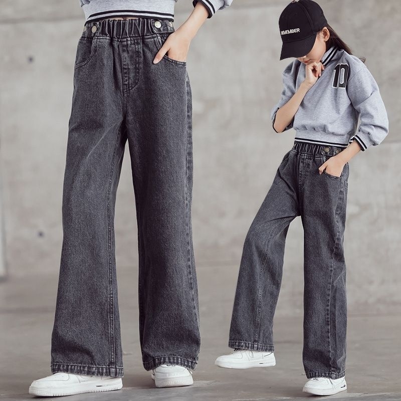 Celana Jeans Anak Perempuan//Jeans Anak Perempuan Tanggung 7-12Th//Kulot Jeans Anak Perempuan Varias