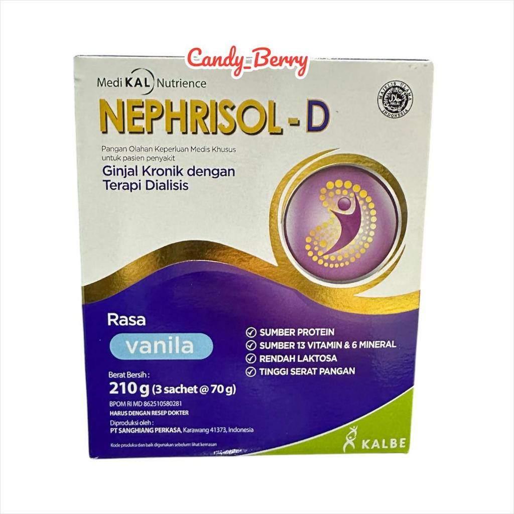 

Nephrisol NEPHRISOL D vanila 210gr (SUSU GINJAL)