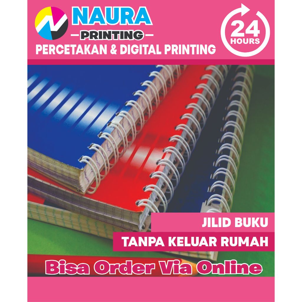 Jilid Hard Cover, Soft Cover, Spiral jilid Biasa Murah 24 jam