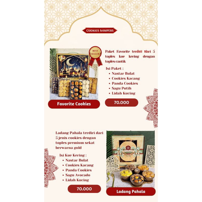

Kue Cookies Lebaran Gift Hampers Idul Fitri 1