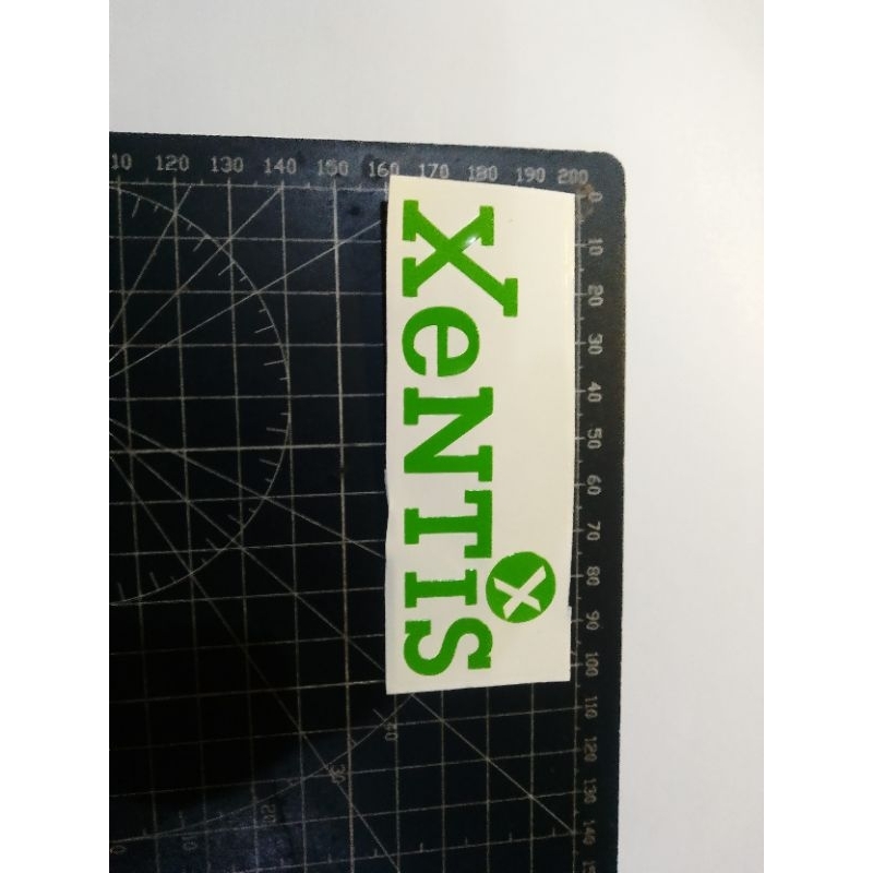 

stiker cutting xentis