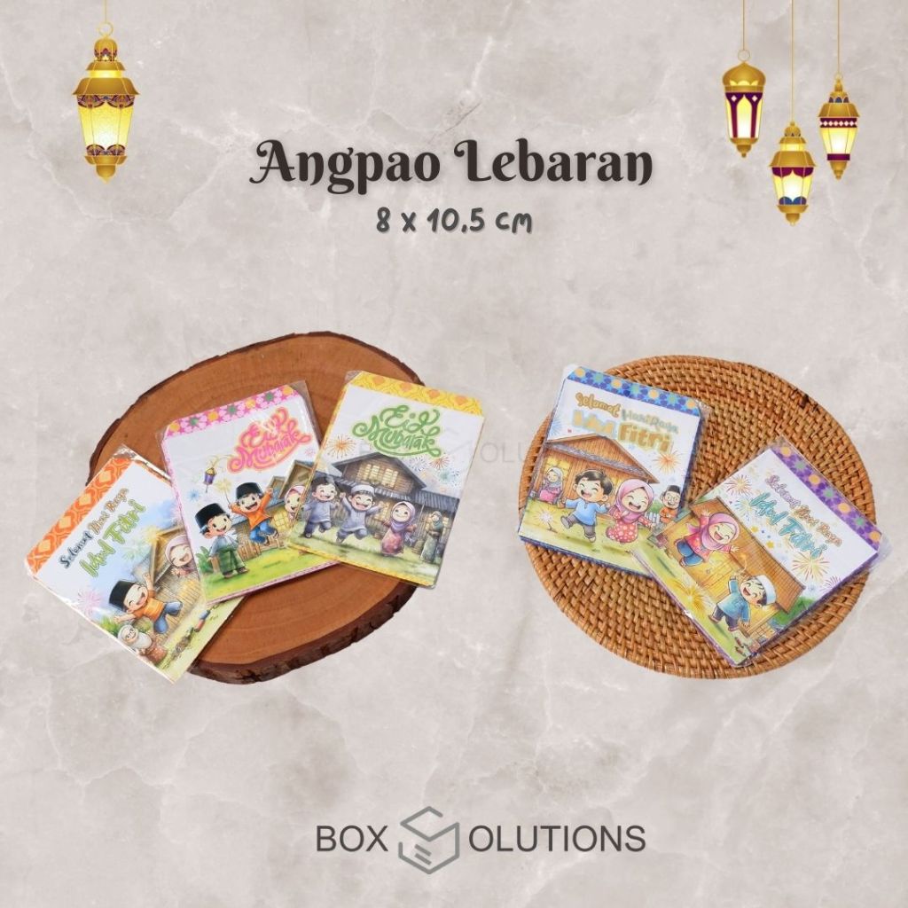 

[isi 6] angpao lebaran kecil / amplop THR idul fitri motif - 8x10,5 cm