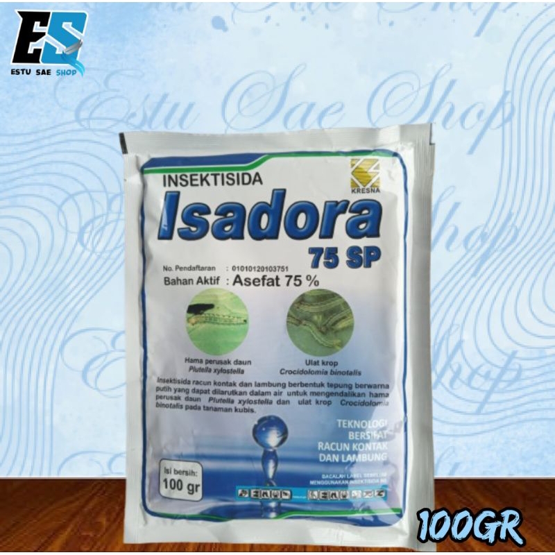 Insektisida ISADORA 75 SP, 100Gr. Bahan aktif: Asefat 75%