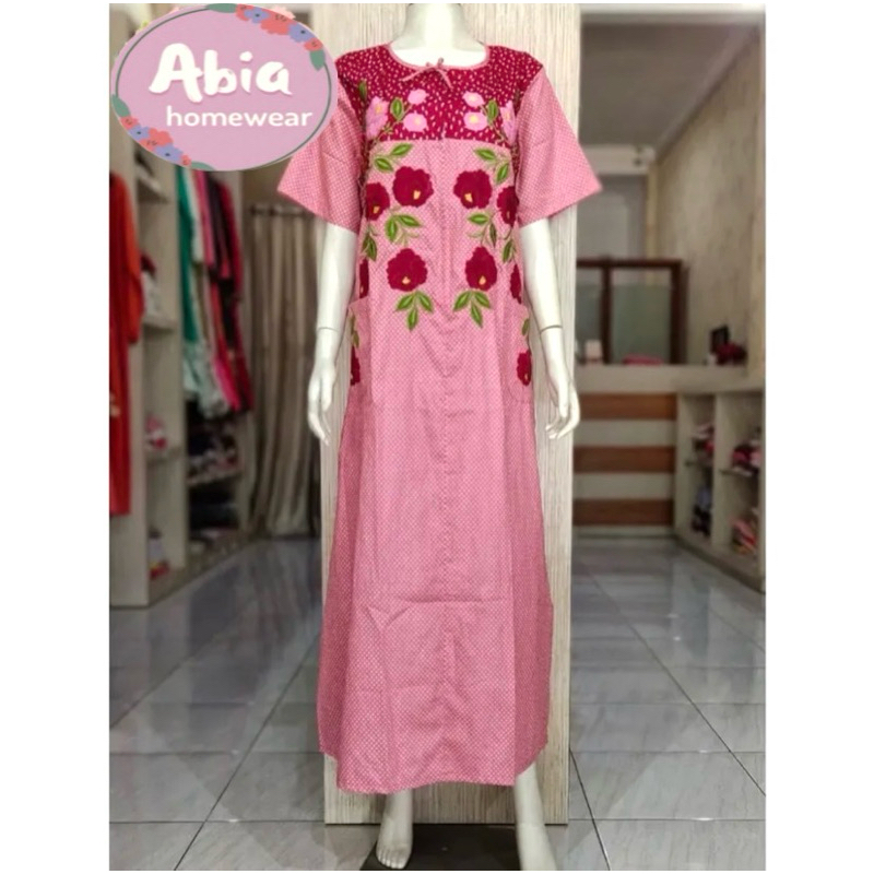 Daster Bordir Malang Katun Jepang - Busui Friendly