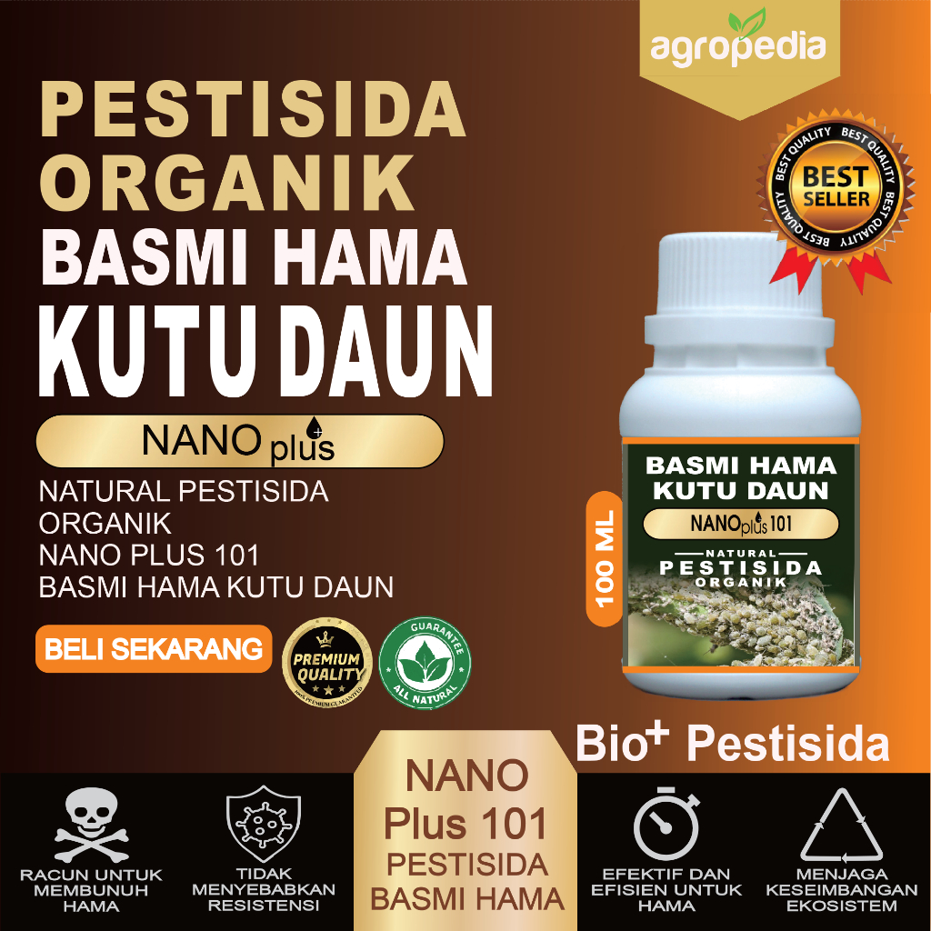 Pestisida Organik Cair / Pembasmi Hama Kutu Daun / Pestisida Nabati Semprot / Pestisida Organik / Ob