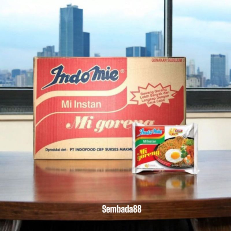 

INDOMIE GORENG 84 GRAM 1 DUS ISI 40 PCS / MIE INSTAN MI GORENG